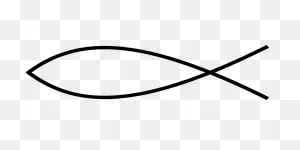 Christian Fish Symbol Jesus - Free Vector Graphic On ClipartFlare