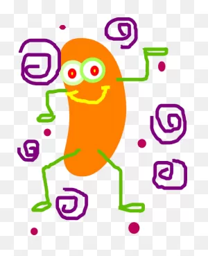 Download Orange Jelly Bean Clip Art - Jelly Beans Gifs Png Png ClipartFlare.com 