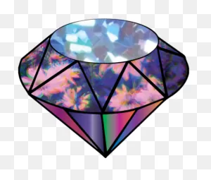 Jewel Gem Gemstone Diamond Jewelry Iridescent Geometric - Triangle ClipartFlare.com 