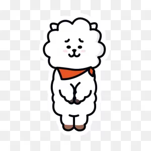 Bts Bt21 Rj Jin Sticker - Sticker Mania