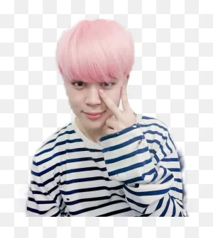 Jimin Bts Parkjimin Cute Pinkhair - Jimin Pink Hair Png Clipart ClipartFlare.com 