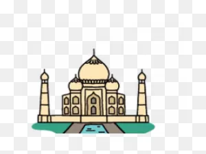 Taj Mahal Clipart Clip Art - Clipart Taj Mahal Cartoon - Png ClipartFlare.com 