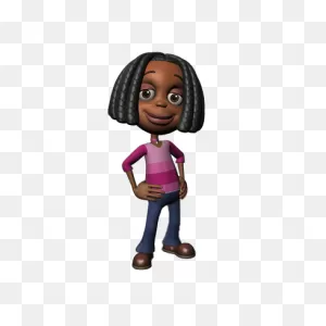 Jimmy Neutron Character Libby Folfax Transparent Png - Stickpng