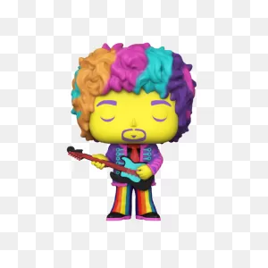 Jimi Hendrix (Black Light) - Music Pop! Vinyl (Exc) | Funko Eu