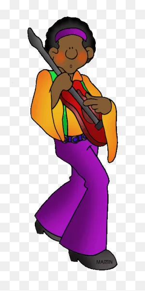 Occupations Clip Art By Phillip Martin, Jimi Hendrix
