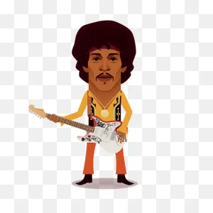 Rock Icons - Jimi Hendrix T-Shirt For Sale By Jeff Washburn