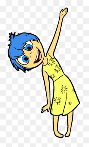 Clip Art Of Joy Waving | Joy Inside Out, Cute Easy Drawings ClipartFlare.com 