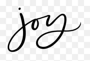 The Word Joy Clipart - Png Download - Full Size Clipart (#3508487 ClipartFlare.com 