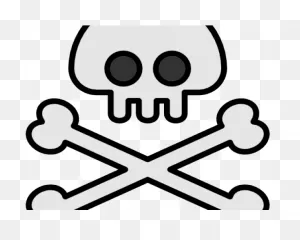 Jolly Roger Flag Clipart Cartoon Pirate - Dibujo Zona Peligrosa ClipartFlare.com 
