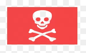 Jolly Roger Silhouette - Free Vector Silhouettes | ClipartFlare