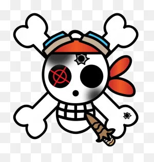 Wallpaper - Jolly Roger One Piece Pirate Flag Clipart - Full Size ClipartFlare.com 