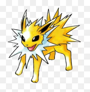 Jolteon From The Official Artwork Set For #pokemon - Pokemon ClipartFlare.com 