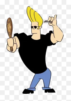 Johnny Bravo Combing His Hair - Johnny Bravo Combing Hair Clipart ClipartFlare.com 