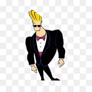 Johnny Bravo Wearing Suit In 2021 | Johnny Bravo, Johnny Bravo ClipartFlare.com 