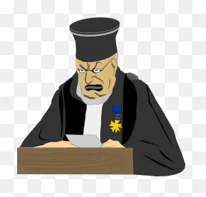 Judge Man Law - Free Vector Graphic On ClipartFlare