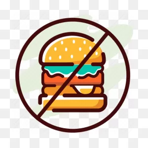 Avoid, Burger, Fast Food, Fitness, Junk Food, Stop Icon - Download On ClipartFlare.com 
