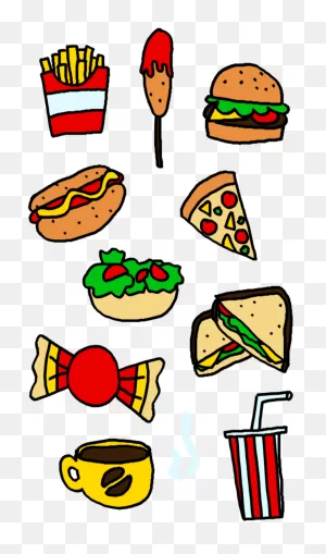 Download Food Groups Clipart At Getdrawings - Junk Food Vs Healthy ClipartFlare.com 