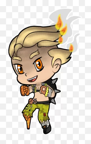 Junkrat Chibi By Tisha - Overwatch Junkrat Chibi Drawing | Full ClipartFlare.com 