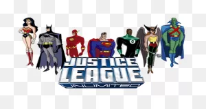 Download Hd Justice League Tv Show Image With Logo And Character ClipartFlare.com 