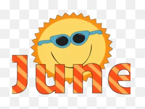 Download Hd Sunshine Clipart June - June Clipart Transparent Png ClipartFlare.com 