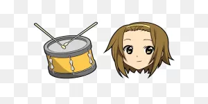 K-On Ritsu Tainaka And Drum Cursor – Custom Cursor