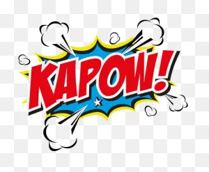 Superhero Kapow Clipart - Full Size Clipart (#5481594) - ClipartFlare
