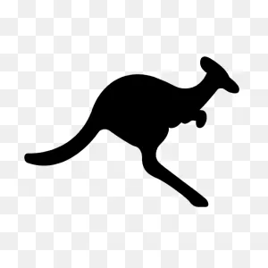 Simple Kangaroo Sticker
