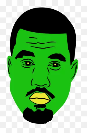 Kanye West Illustration For Hipe Clothing Clipart - Full Size ClipartFlare.com 