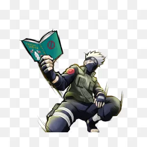 Kakashi With Book Render (Naruto X Boruto Ninja Tribes) - Renders ClipartFlare.com 