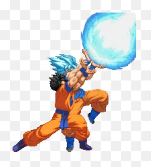 Father Son Kamehameha Sprite By Spartan-A21 - Dragon Ball Sprite ClipartFlare.com 