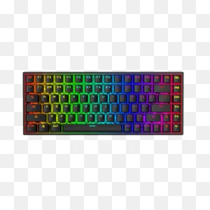 Mxrskey 84U 84 Key Dual Mode Bluetooth 5.0 Mechanical Keyboard 75% Lighting  Effect Rgb Switch Led Type C Software Macro