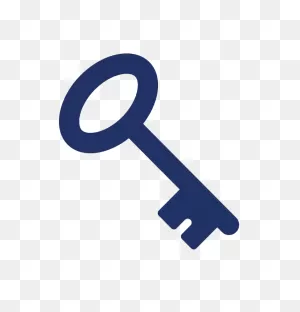 Icon Blue Key Clipart Transparent - ClipartFlare