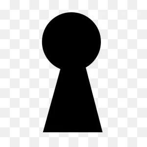 Keyhole Silhouette - Free Icons