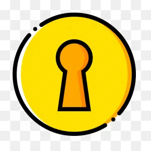 Keyhole, Safe, Safety, Security, Yellow Icon - Download On Iconfinder