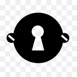 Keyhole Silhouette Vector PNG-WebP Icon - Png Repo Free Png Icons