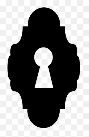 Png File PNG-WebP - Black Keyhole Clipart - Full Size Clipart (#3408527 ClipartFlare.com 