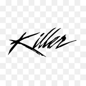 Killer Vinyl Lettering Sticker
