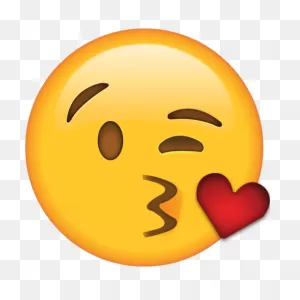 Download Blow Kiss Emoji Icon | Emoji Island