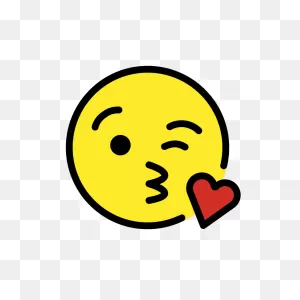 Face Blowing A Kiss Emoji Clipart. Free Download Transparent .png ClipartFlare.com 