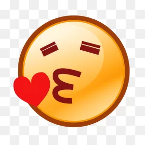 Face Blowing A Kiss Emoji Clipart. Free Download Transparent .png ClipartFlare.com 