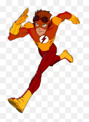 The Flash Clipart Transparent Background - Kid Flash Clip Art ClipartFlare.com 