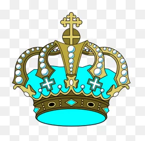 Blue And Gold King Throne Clipart - Large Size Png Image - ClipartFlare