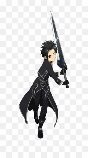 Sword Art Online - Kirito Render By Eazyhd On 