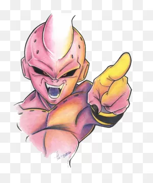 Kid Buu - Dibujos Dragon Ball Majin Boo Clipart - Large Size Png ClipartFlare.com 