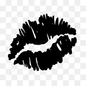 ClipartFlare » Simple Black Classica Kiss Mark Icon