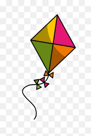Cute Flying Kite Clipart Transparent - ClipartFlare
