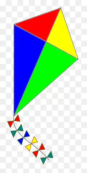 Cartoon Doodle Kite Clipart Transparent - Clipart World