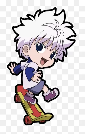 Chibi Killua Zoldyck T-Shirt By Sanzoku Station - Black - Large ClipartFlare.com 