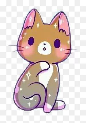 Kawaii Cute Cat Kittens Cats Catlove Report - Cat Clipart - Full ClipartFlare.com 