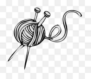 Download Hd Small - Knitting Clipart Black And White Transparent ClipartFlare.com 